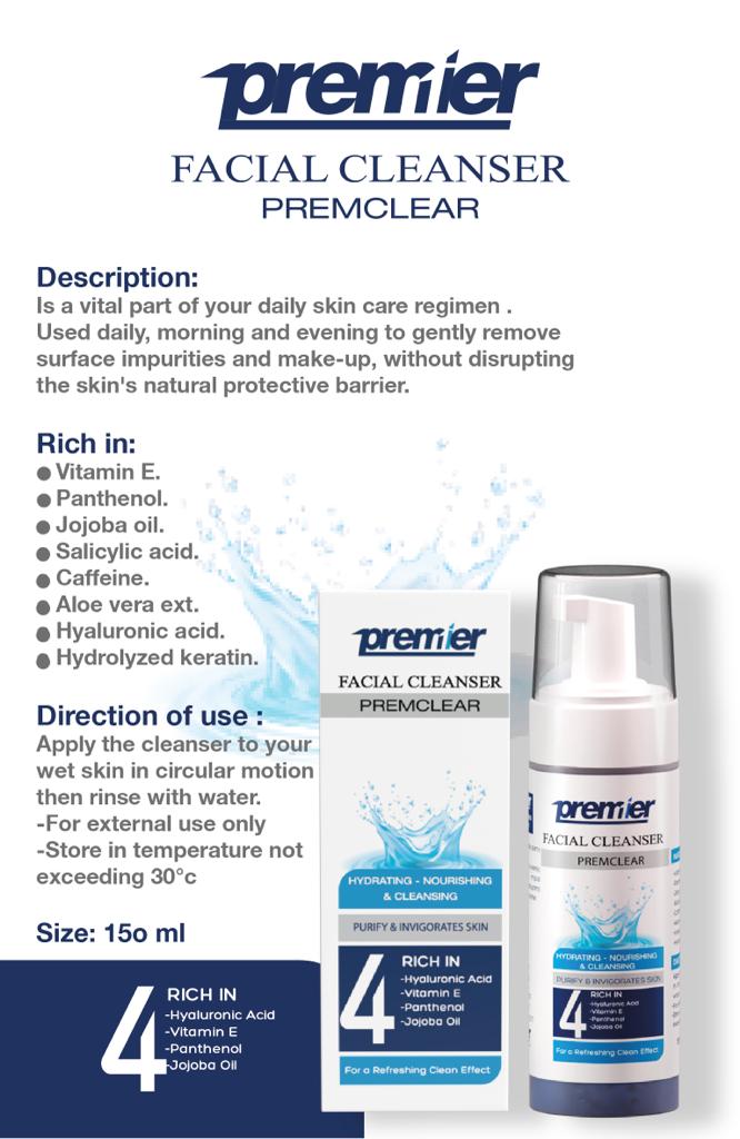 PREM CLEAR FACIAL CLEANSER 150 ml